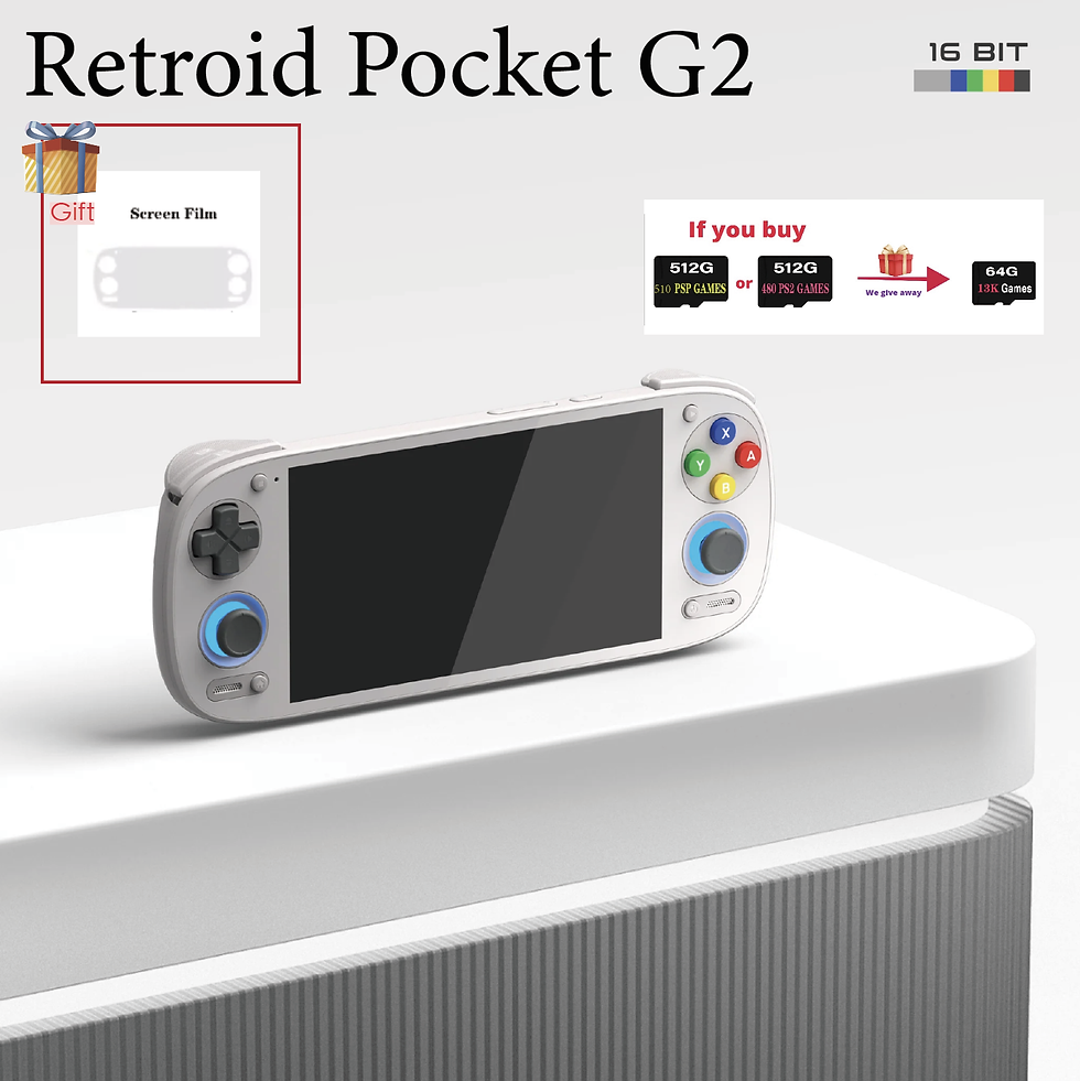 Miniatura: Retroid Pocket G2 Gen 2 RPG2 Retro Handheld Video Game Console Video Player 5.5 