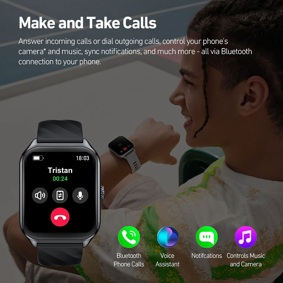 Miniatura: Zeblaze GTS 4 Voice Calling Smart Watch 1.94" HD AMOLED Display 100+ Sports Mode