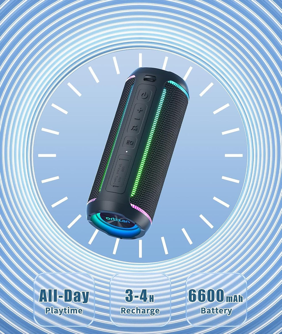 Miniatura: Ortizan X30 Portable Bluetooth Speaker 40W Outdoor IPX7 Waterproof Bass Boost So