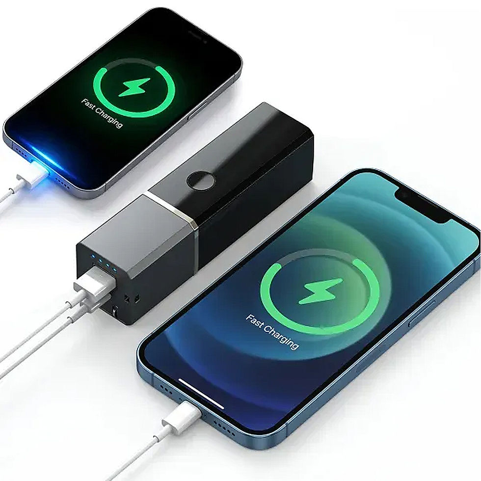 Miniatura: Portable Charger With Flashlight 5000mAh