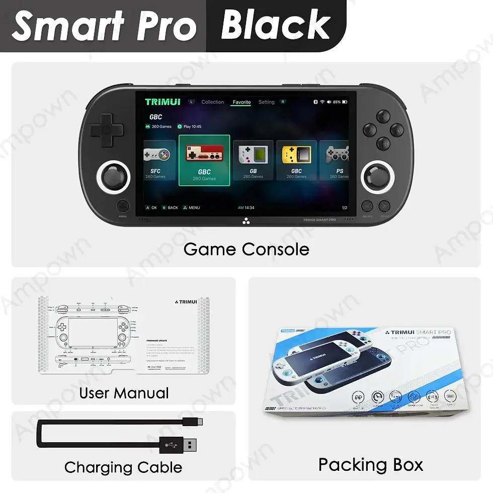 Miniatura: Trimui Smart Pro Handheld Game Console 4.96''IPS Screen Linux System Joystick RG