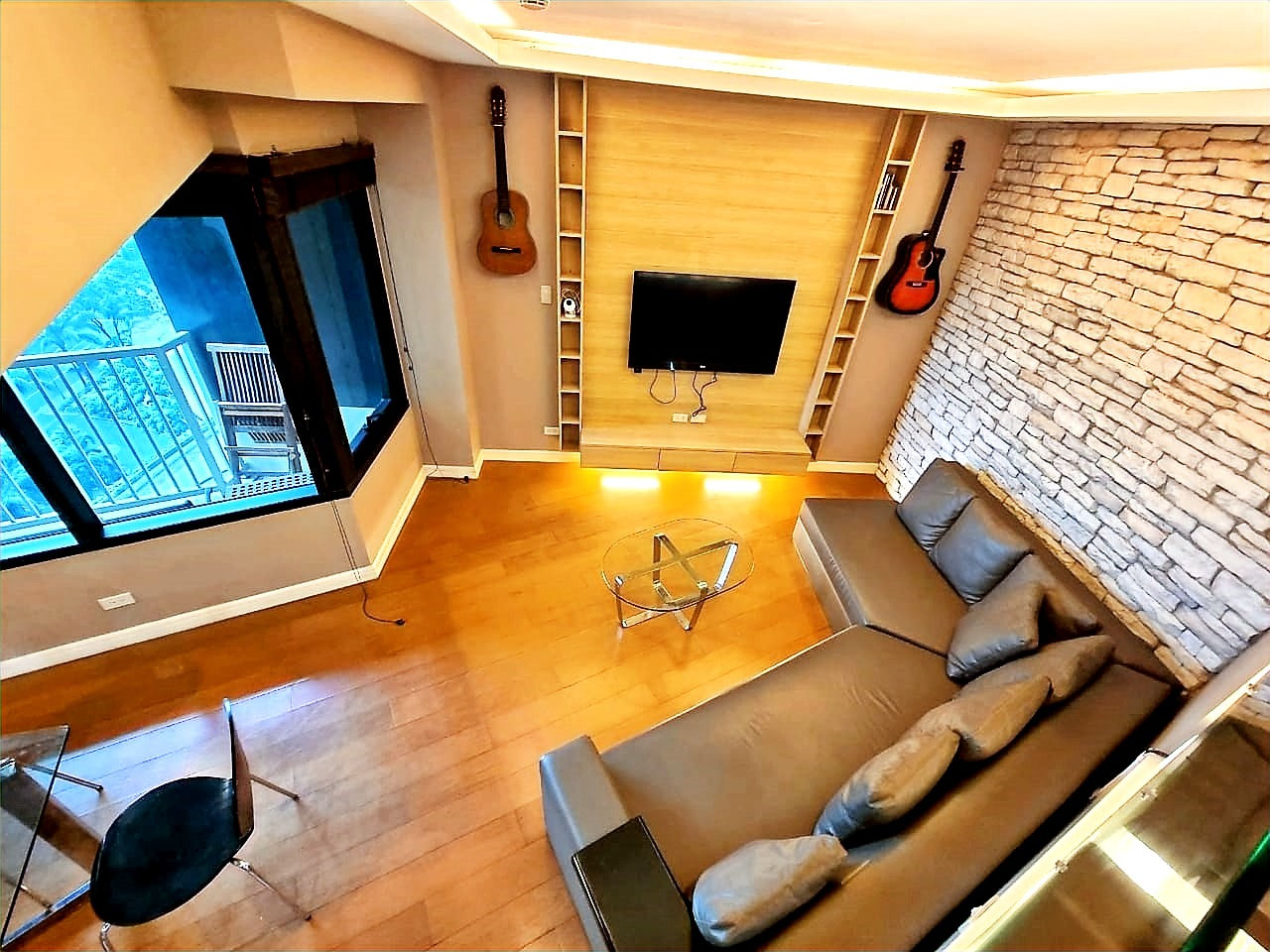 One Rockwell East Tower - 2 Bedroom Loft-Type Unit with Balcony for Rent