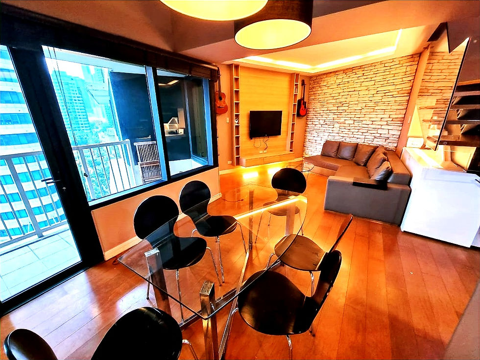 Thumbnail: One Rockwell East Tower - 2 Bedroom Loft-Type Unit with Balcony for Rent