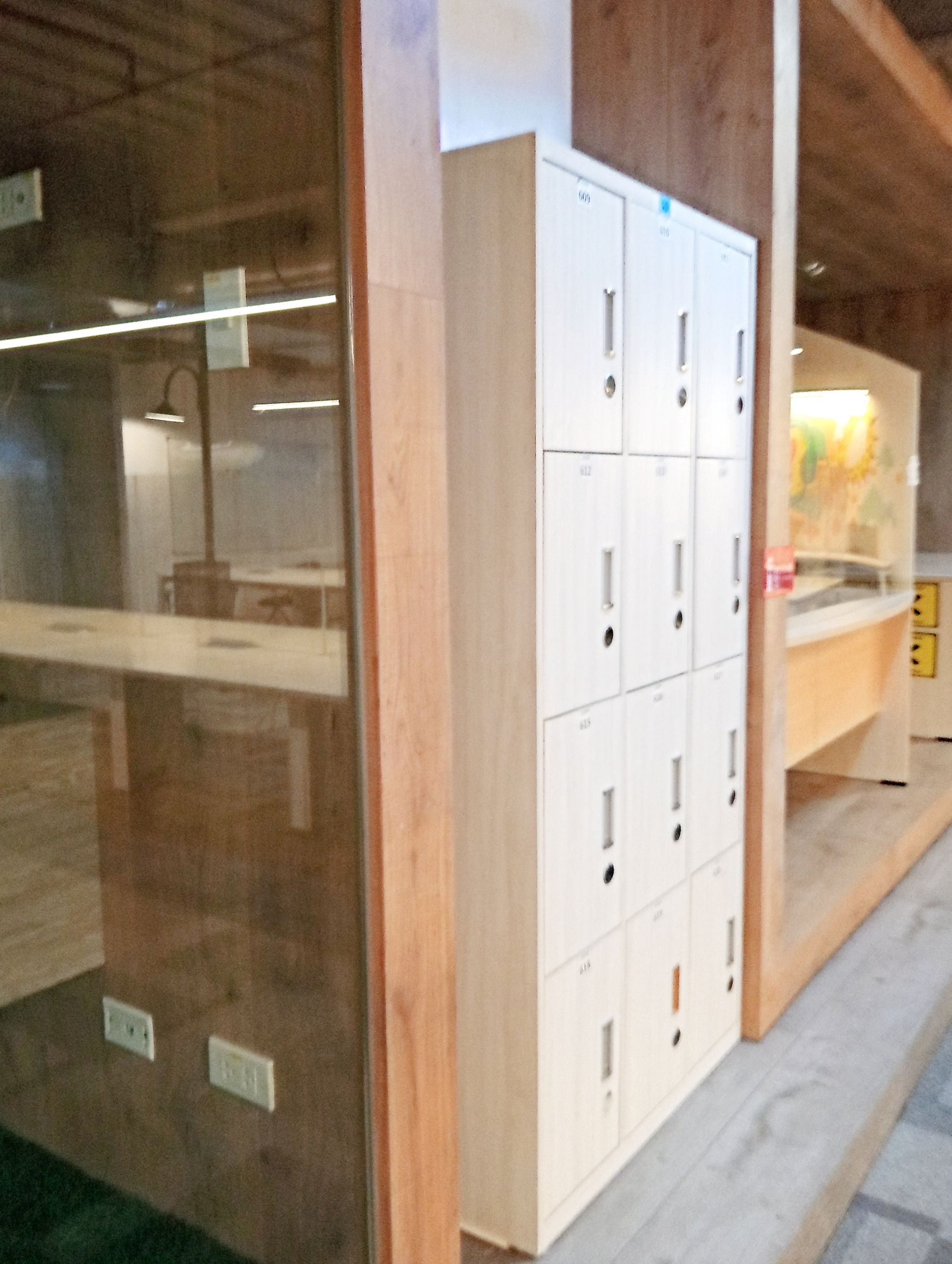 office tables and locker