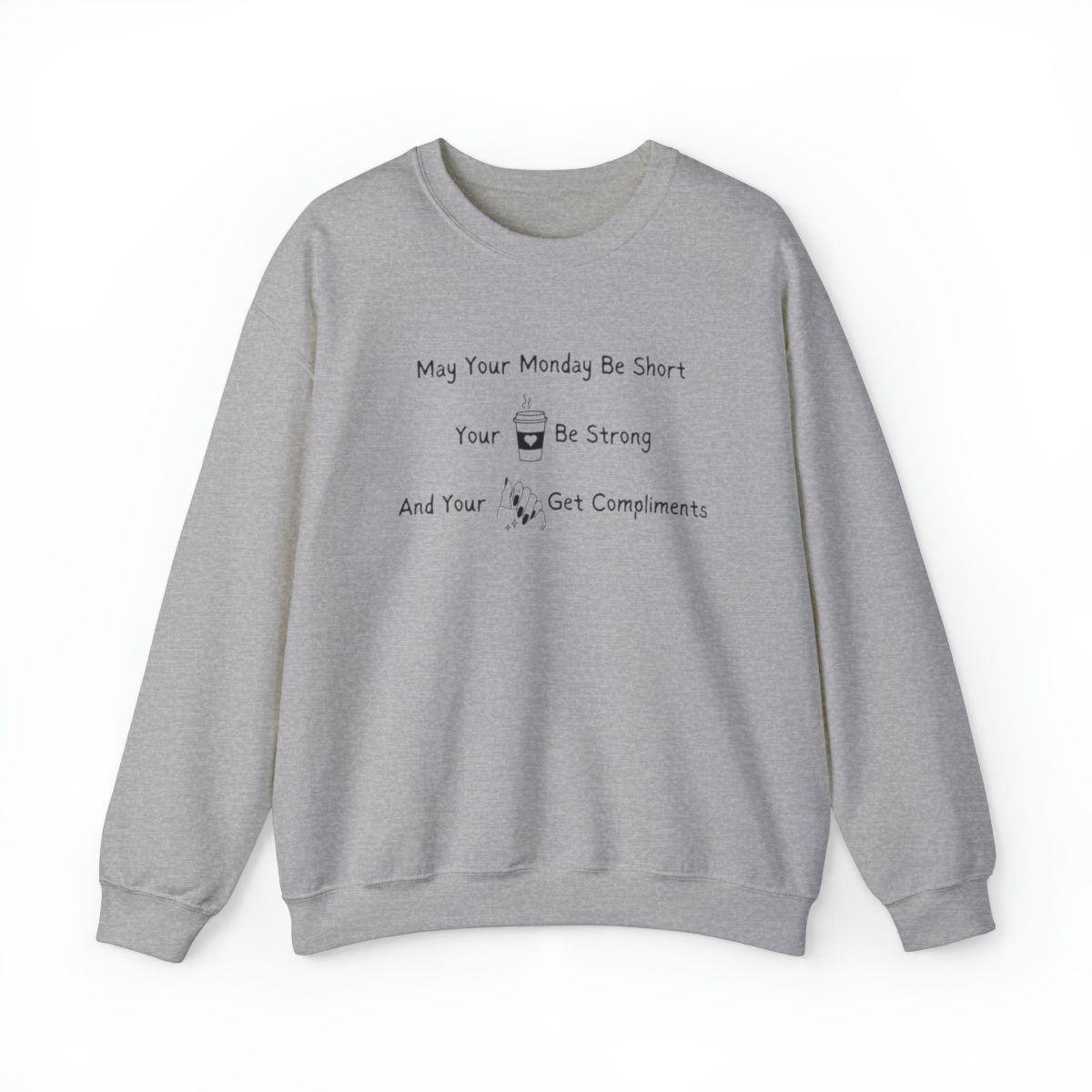 Mondays Be Short- Unisex Heavy Blend™ Crewneck Sweatshirt