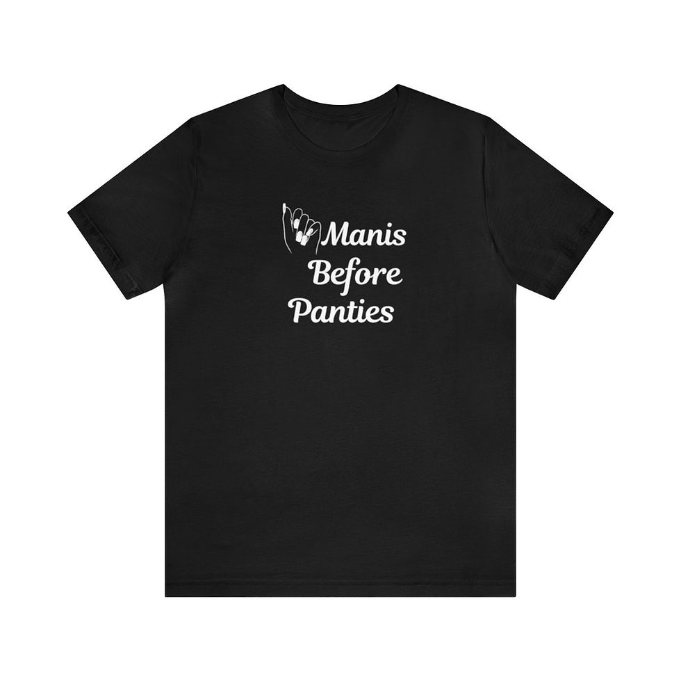 Thumbnail: MANIS BEFORE PANTIES Unisex Jersey Short Sleeve Tee