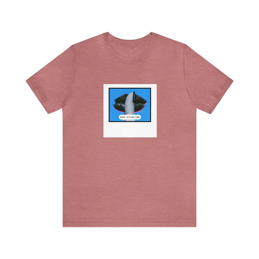 Thumbnail: SHH NAIL TIME Unisex Jersey Short Sleeve Tee