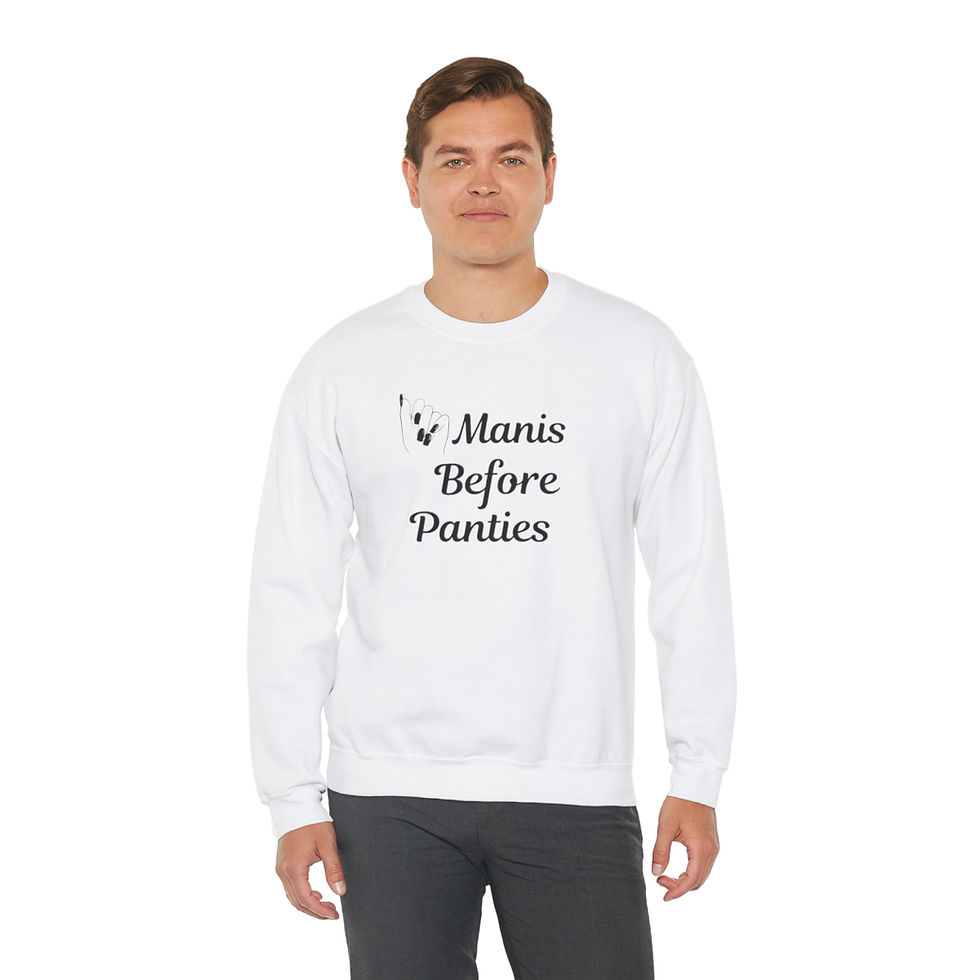 Thumbnail: Manis Before Panties- Unisex Heavy Blend™ Crewneck Sweatshirt