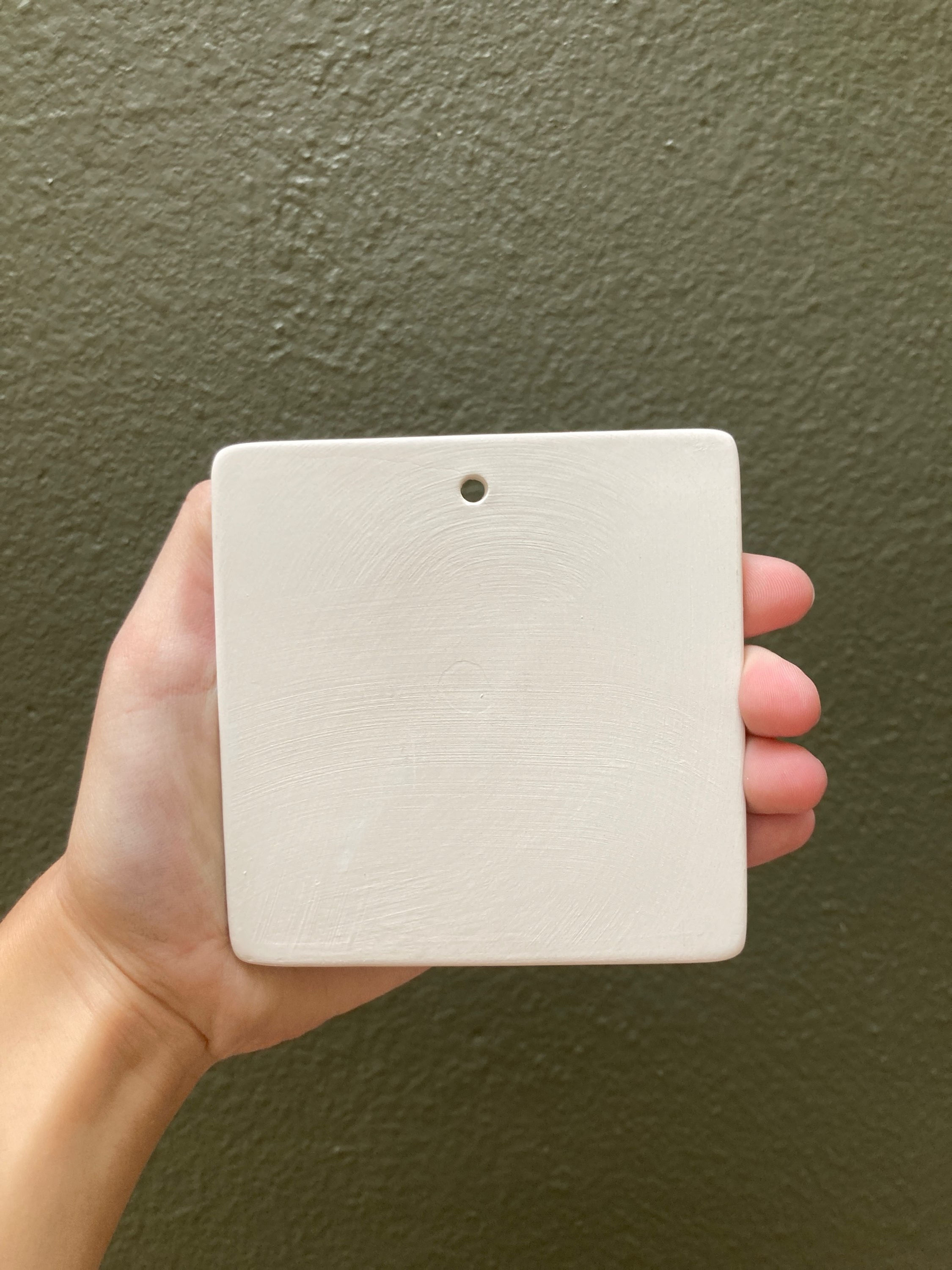 Flat Square Ornament