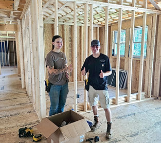 Electricians hard at work