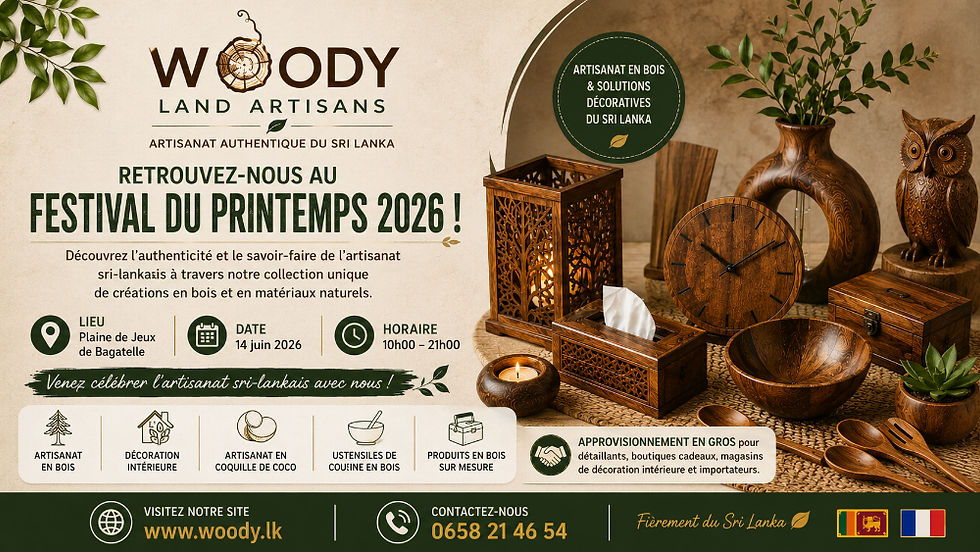 🇱🇰✨ Retrouvez-nous au Festival du Printemps 2026 ! ✨🇫🇷