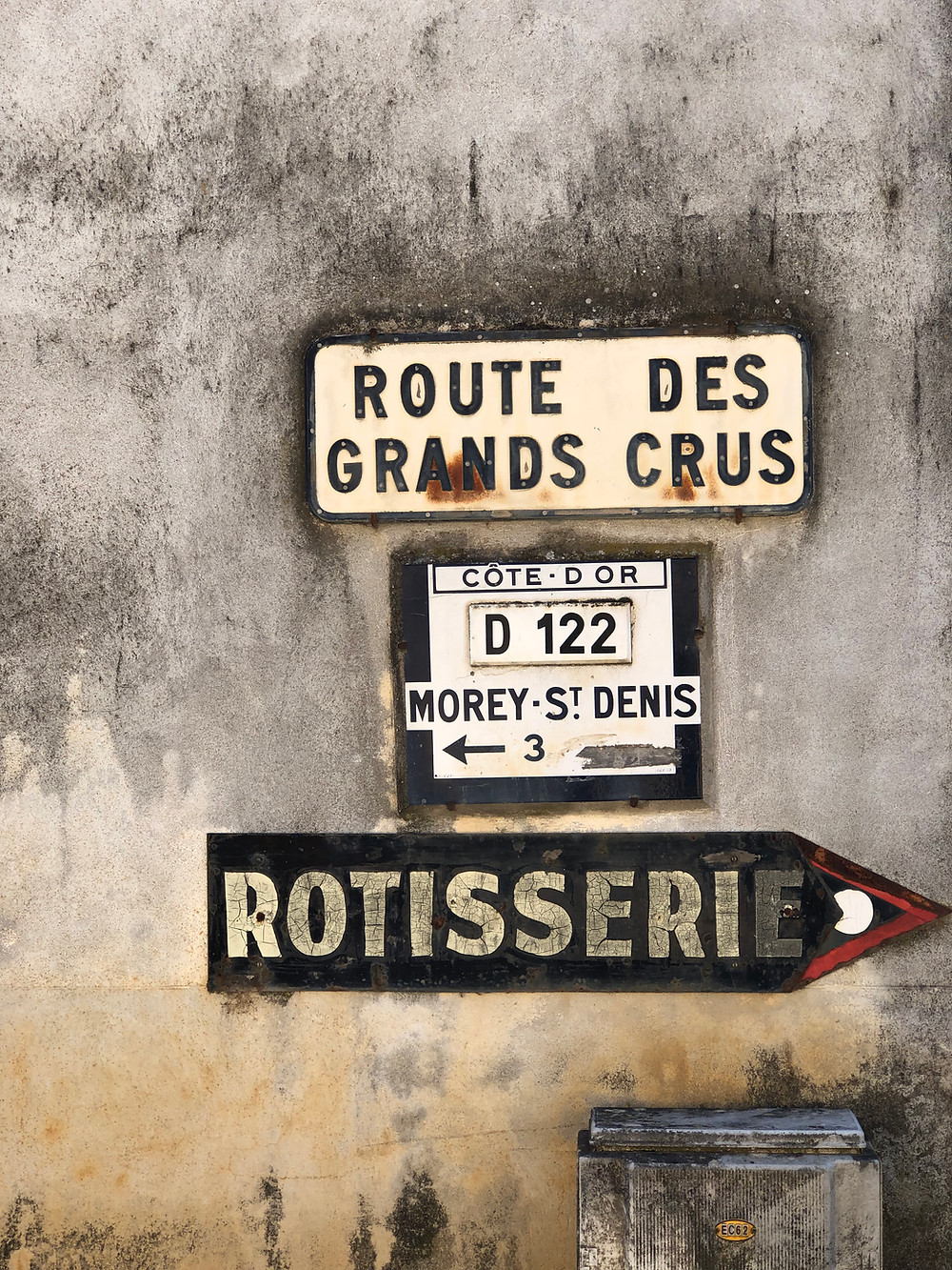 Village of Gevrey-Chambertin and the Route des Grands Crus during a wine study trip to Burgundy