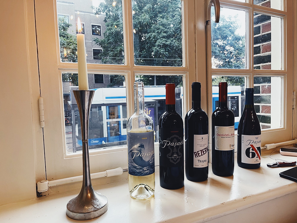 Turkish wine tasting in Amsterdam with Terroir Journey and The Wines of Turkey.nl at Levant restaurant