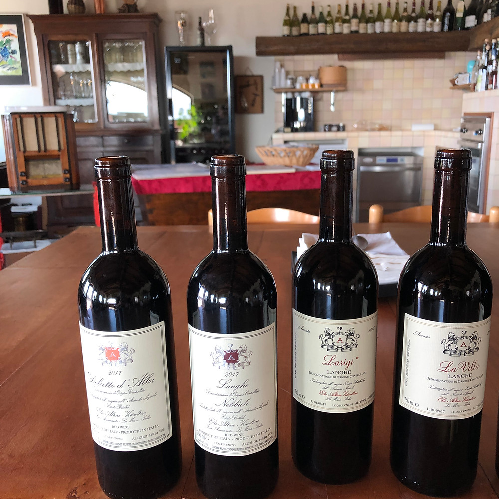 Barolo, Dolcetto, Langhe Nebbiolo wine tasting at Elio Altare at the winery in La Morra