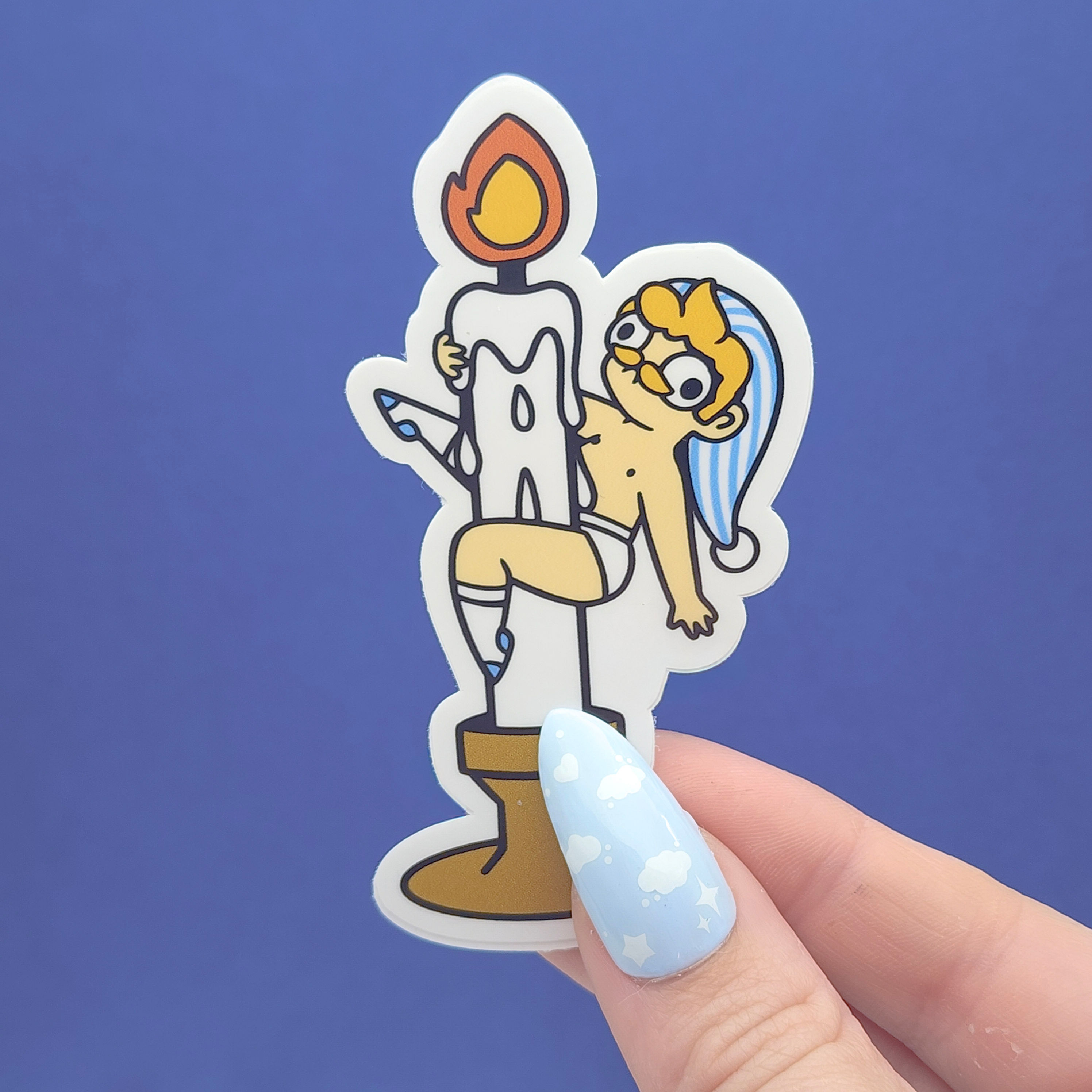 Jack's Candlestick Vinyl Sticker