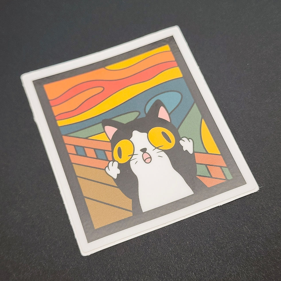 Thumbnail: The Meow Vinyl Sticker