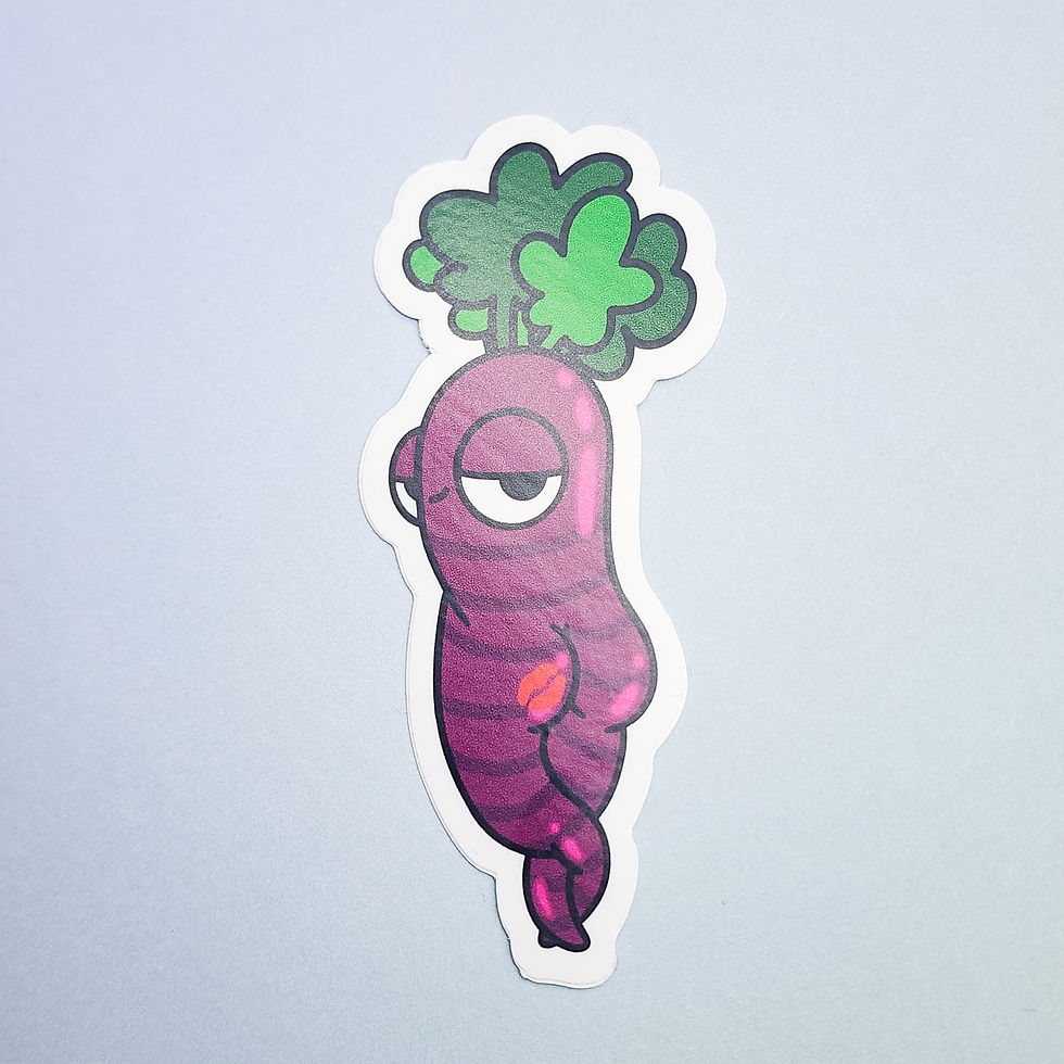 Thumbnail: Hot Carrot Vinyl Sticker