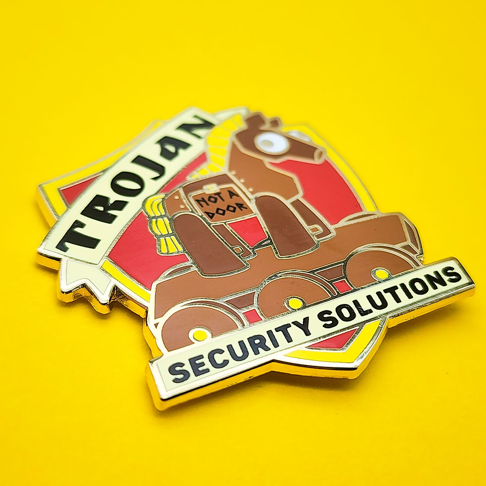 Thumbnail: Trojan Security Enamel Pin