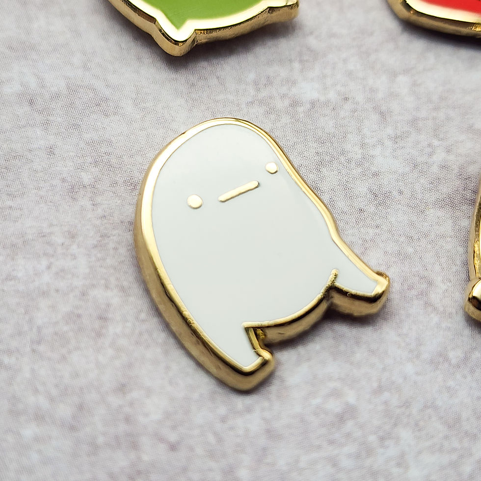Thumbnail: (Set B) Potato Cryptids Enamel Pin Set