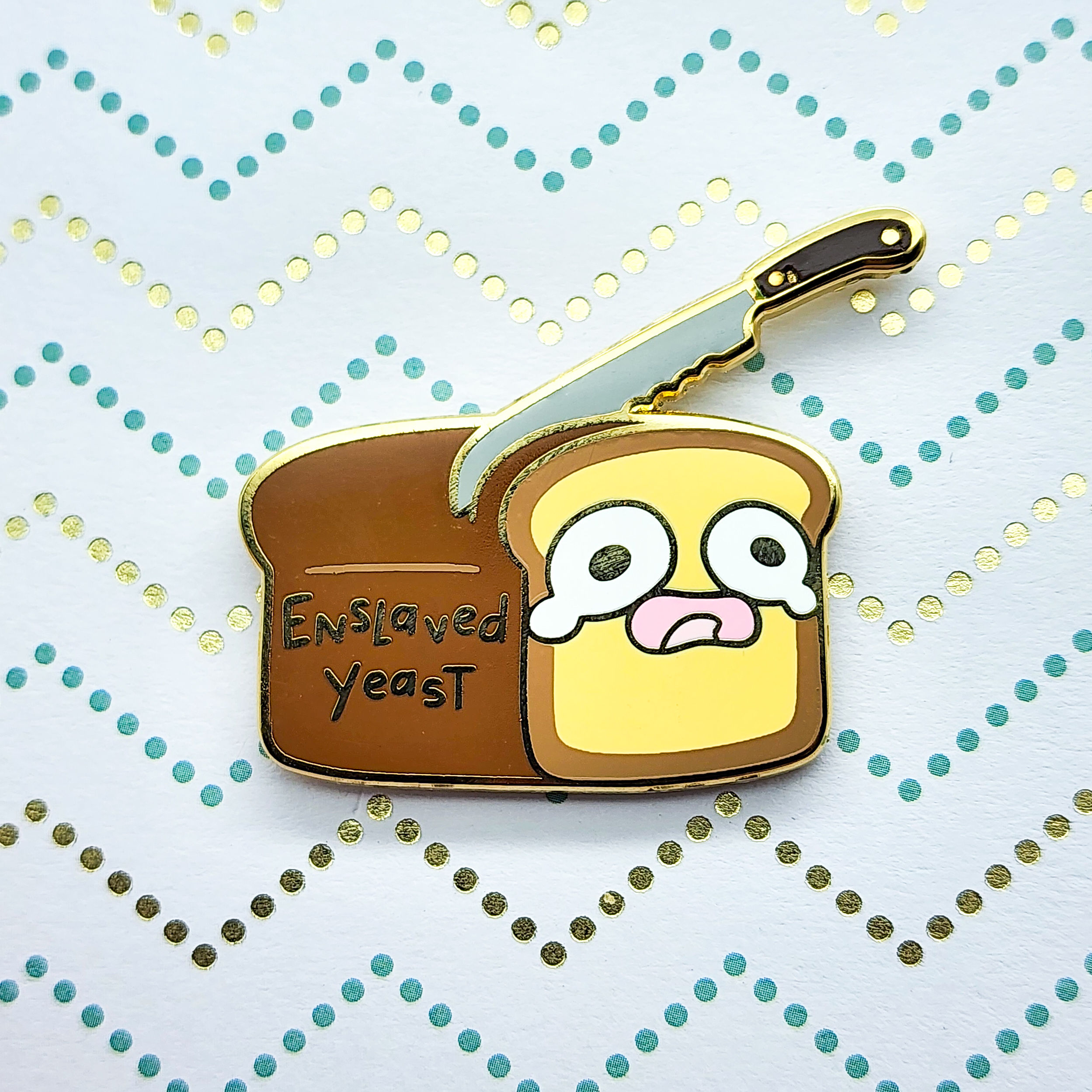 Enslaved Yeast Enamel Pin
