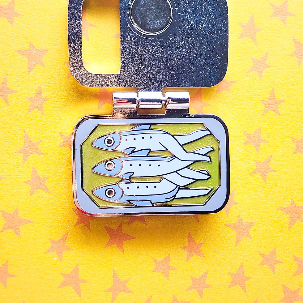 Thumbnail: Tinned Sardines Enamel Pin