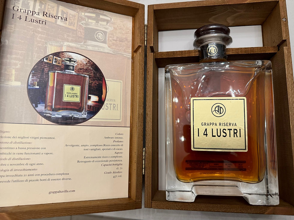 Thumbnail: Grappa Riserva «i 4 Lustri» 20 anni dans son coffret bois 