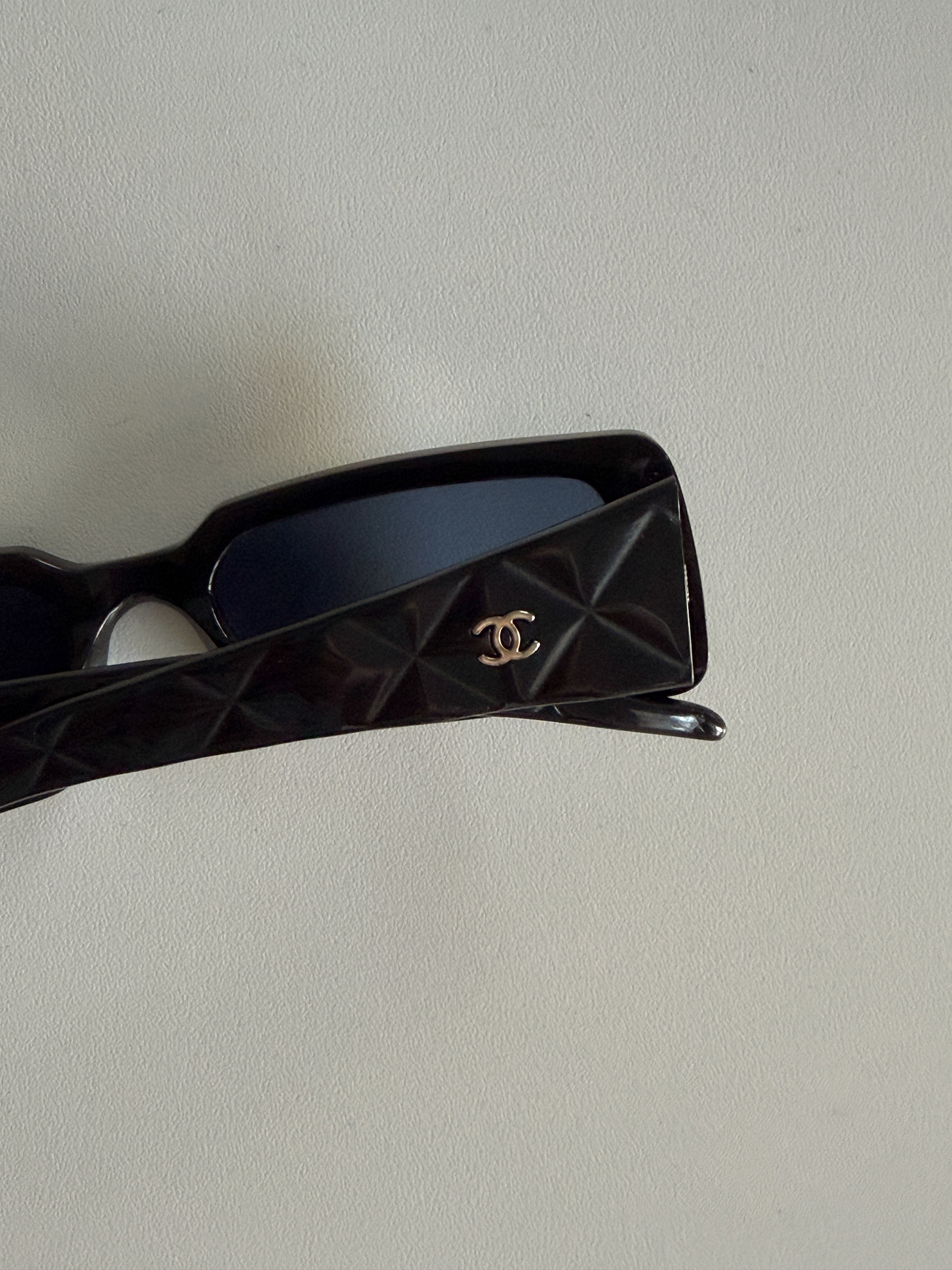 Vintage Chanel 5046 Black/Silver CC Sunglasses