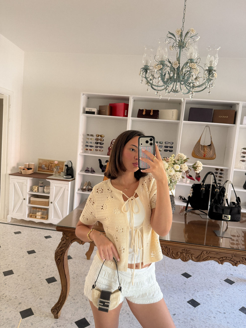 Thumbnail: Fendi Mini Croissant Bag