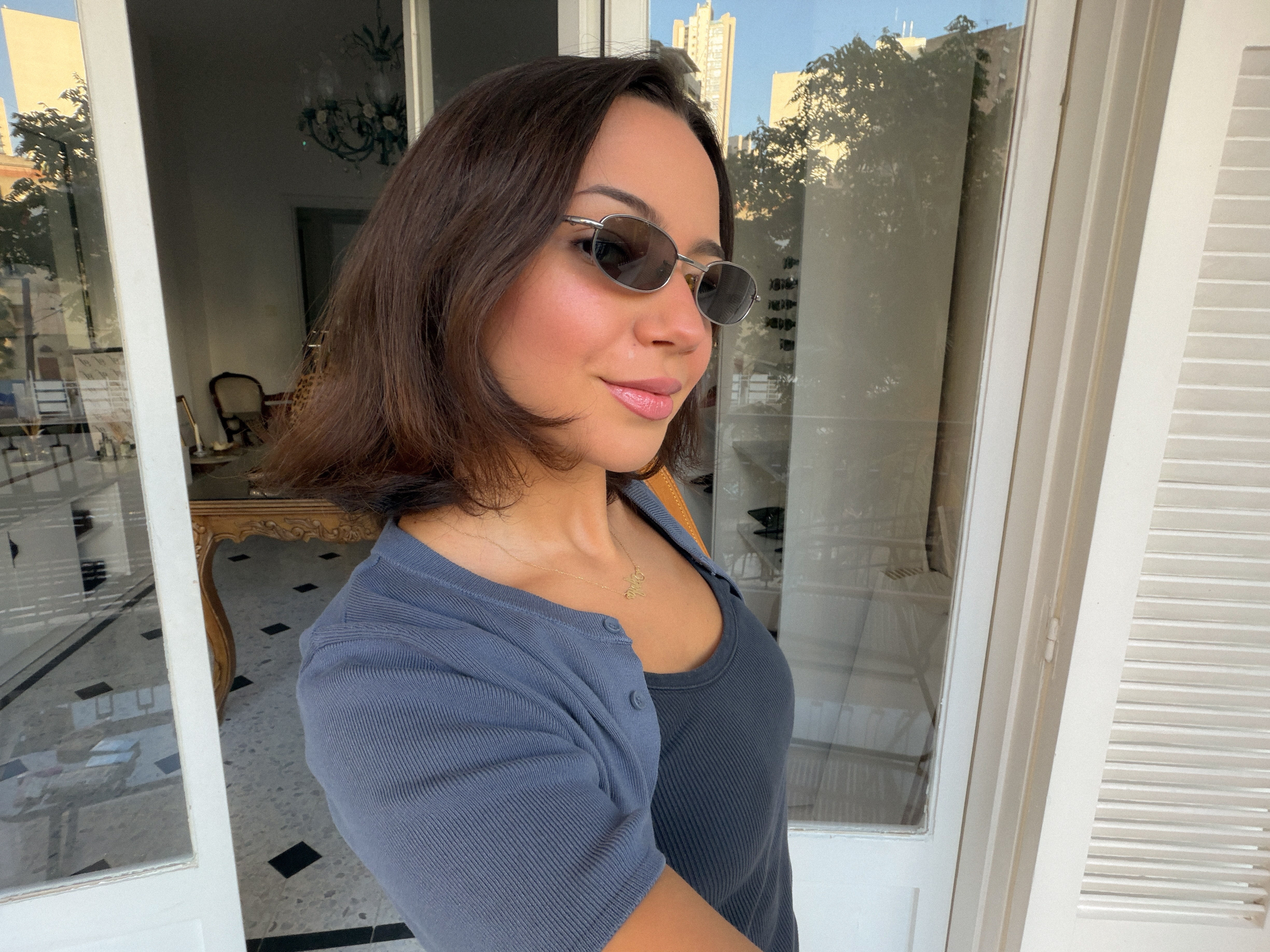 D&G Retro Oval Sunglasses