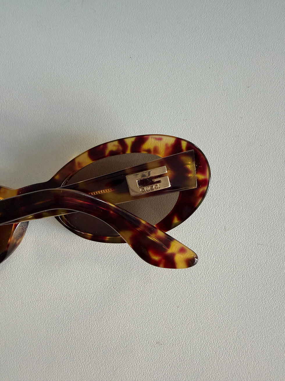 Thumbnail: Vintage Gucci Oval Tortoiseshell Sunglasses