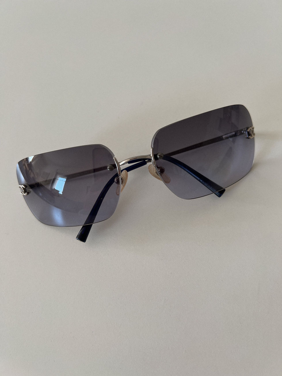 Thumbnail: Vintage Chanel Rimless Sunglasses
