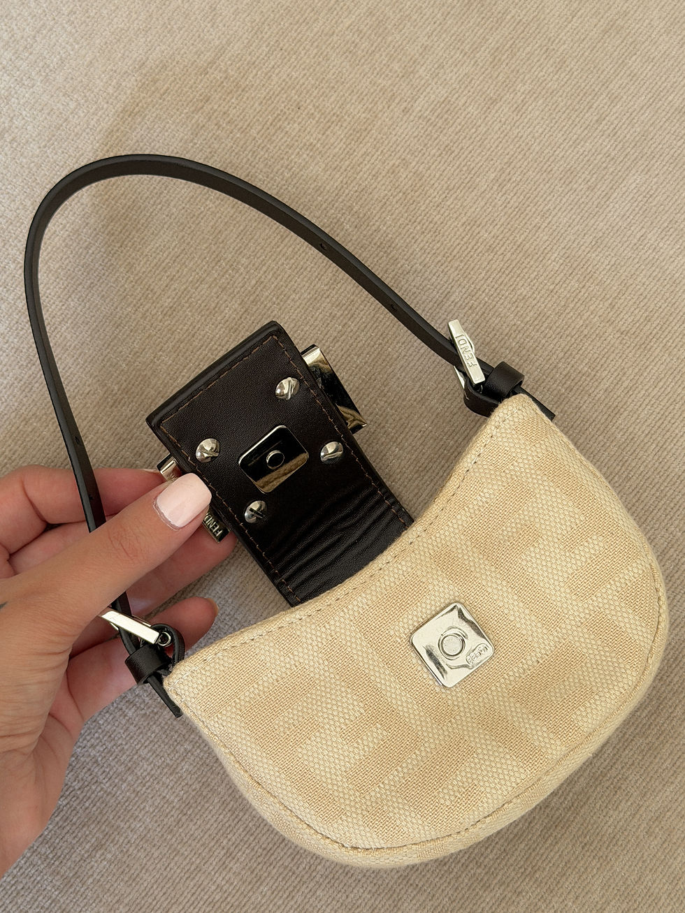 Thumbnail: Fendi Mini Croissant Bag