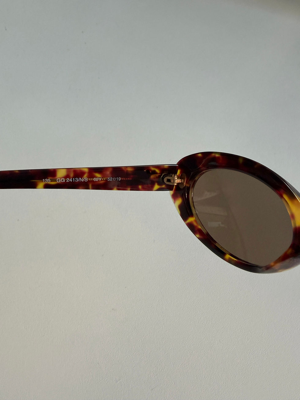 Thumbnail: Vintage Gucci Oval Tortoiseshell Sunglasses