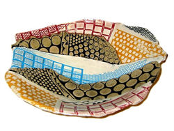 Patchwork pastel platter