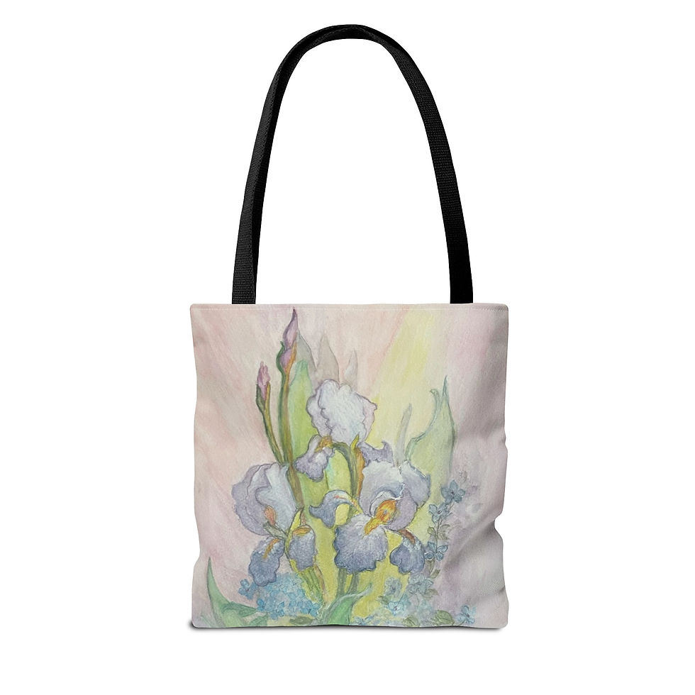 Iris and Forget-Me-Nots