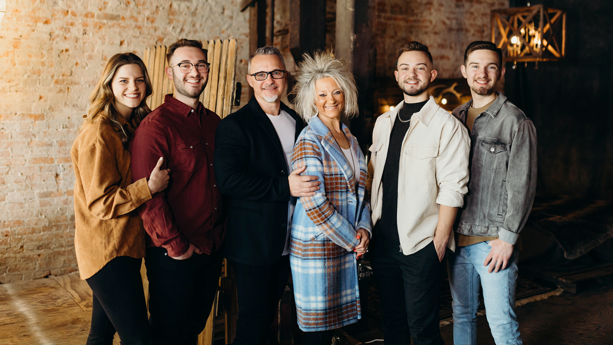 Dennis and Lori Cummins with family