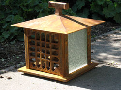 Glass for outdoor lantern, 2008