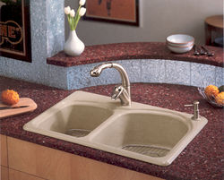 Recycled glass tiles for Kohler ad