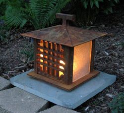 Glass for outdoor lantern, 2008