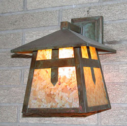 Custom porch light glass