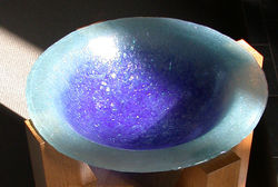 Cobalt & Aqua Glass Font - 2002