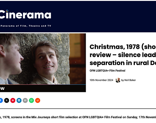 Cinerama Film: Review of Christmas, 1978 at OFN