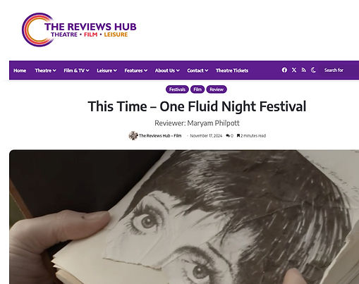The Reviews Hub: This Time at One Fluid Night Festival