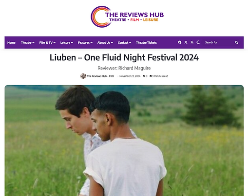 The Reviews Hub: Liuben at One Fluid Night Festival