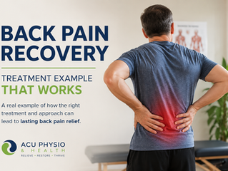 Back Pain Recovery Treatment Example That Works