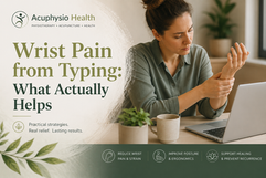Wrist Pain From Typing: What Actually Helps