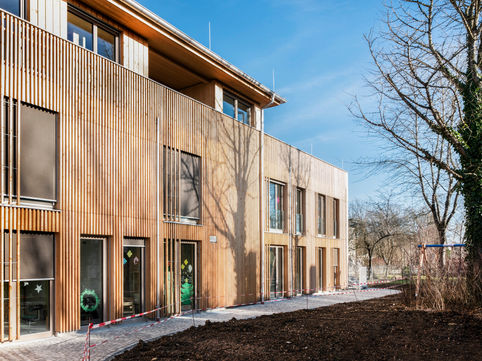 Heilpädagogische Tagesstätte, Haar I Kammerl + Kollegen Architektur I © Adrienne-Sophie Hoffer