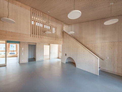 Neubau Kinderhaus, Murnau I Holz I Bau I Wagen GmbH I © Adrienne-Sophie Hoffer