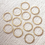 Thumbnail: 18ct yellow gold stacking rings - plain 