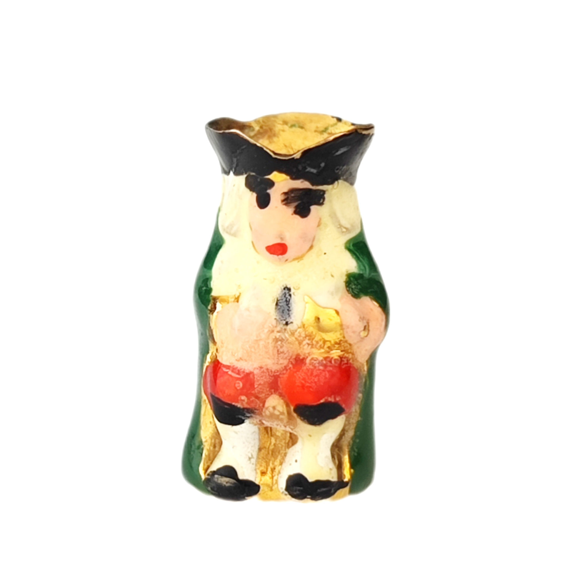 1970's 9ct enamel Toby jug charm 